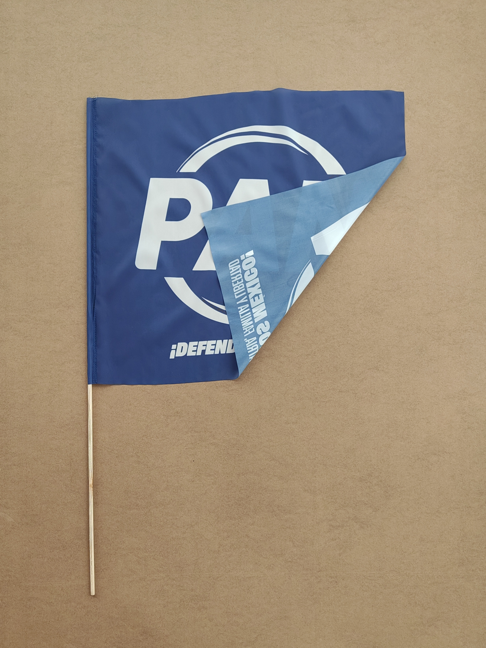 BanderasdelPAN - LOGO NUEVO - Mediana 62x72 cm - Imagen 6