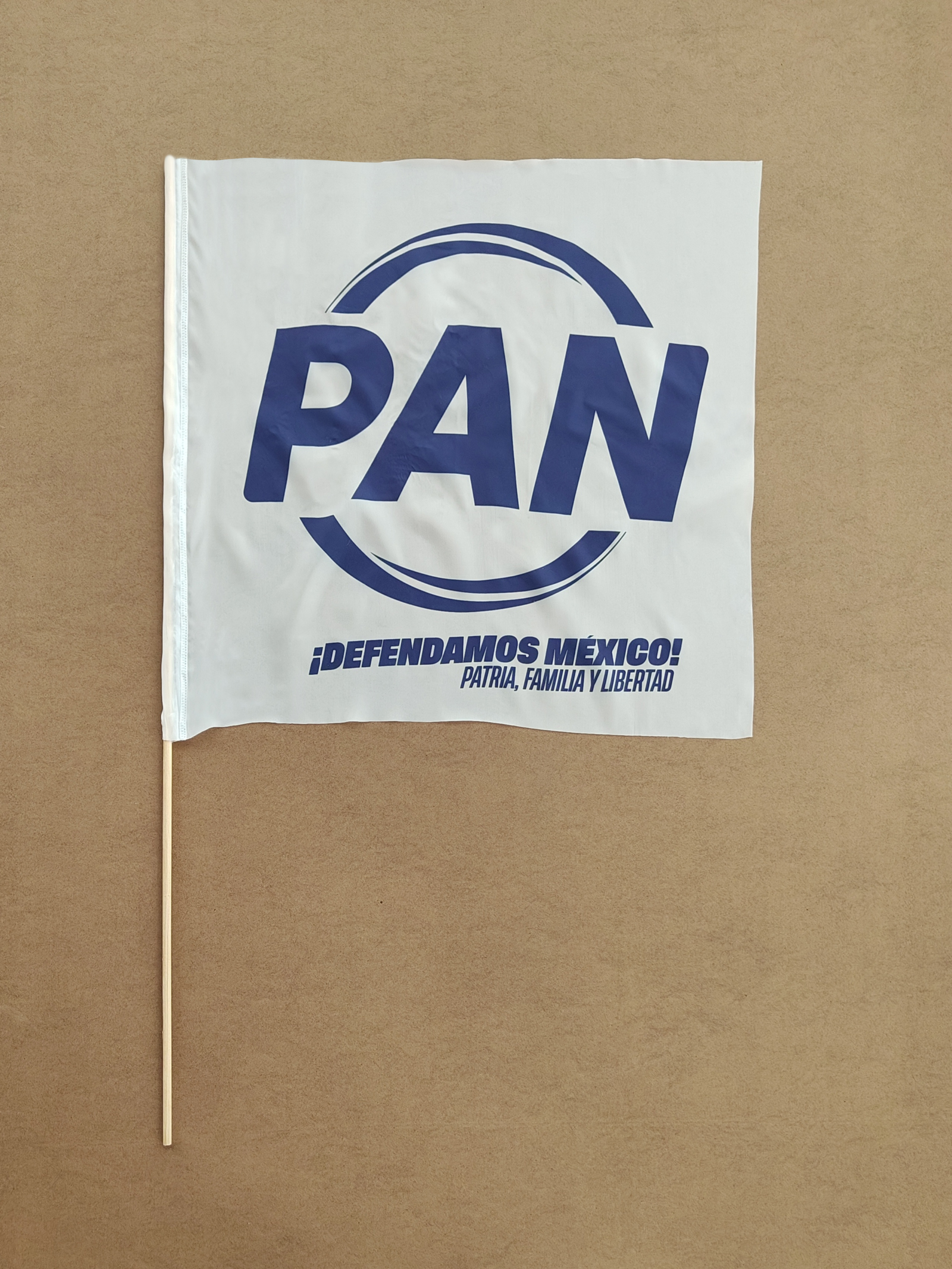 BanderasdelPAN - LOGO NUEVO - Mediana 62x72 cm - Imagen 2
